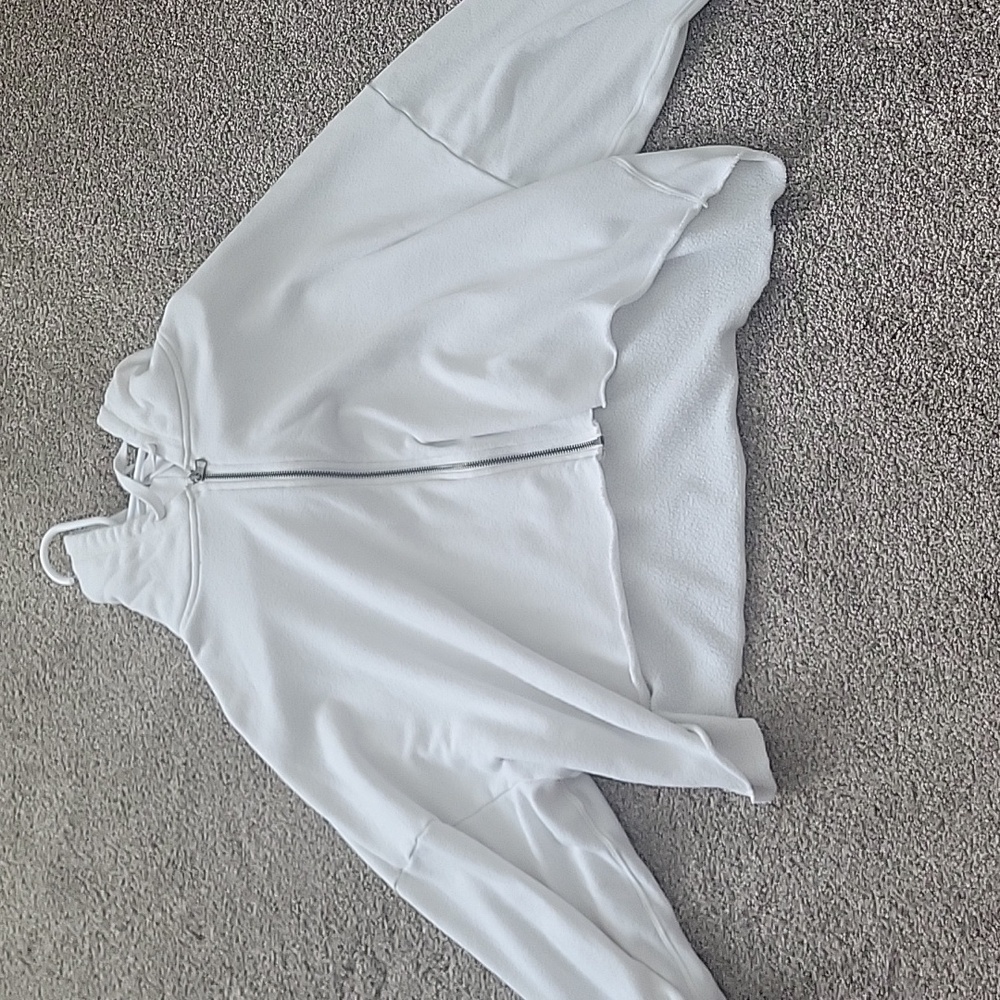 White hoodie